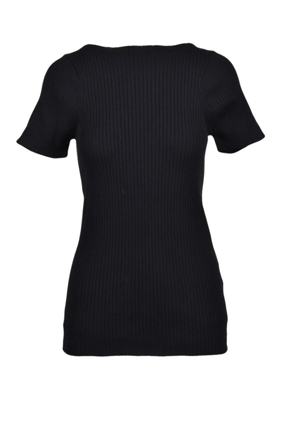 Sportmax Ribbed Knit Top - Black (Women's)
