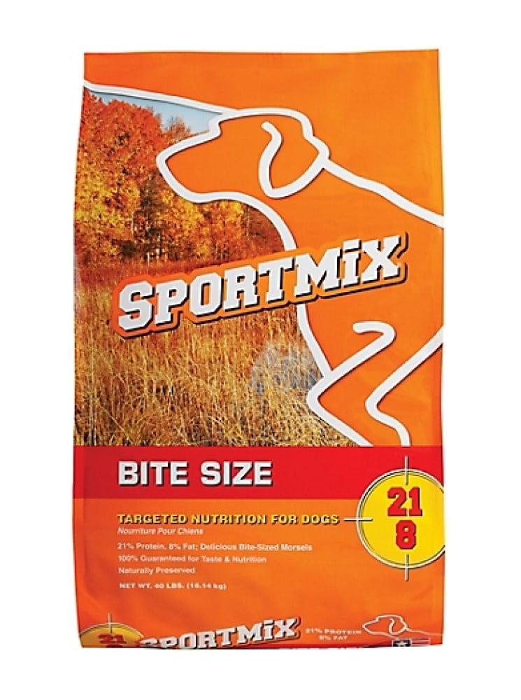 Sportmix 2100011 40lb 21/8 Performance Formula Bite Size Meat Meal Dry Dog Food