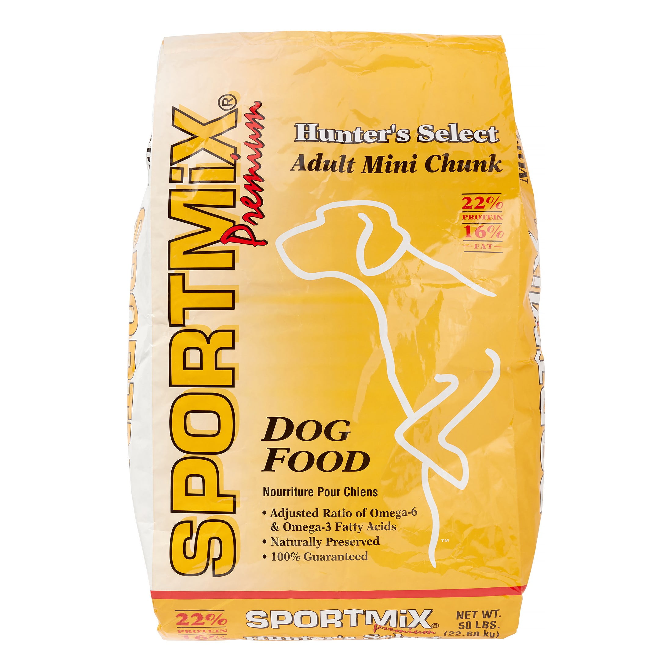Sportmix Hunter's Select Mini Chunk Dry Dog Food, 50 Lb
