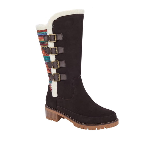 Sporto Kara Waterproof Suede Tall Boot with Sweater Detail