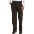 thumbnail image 1 of sportoli men's cool classic fit hidden expandable waist plain front dress pants - black (size 40w x 30l), 1 of 3