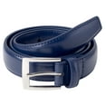 thumbnail image 1 of Sportoli Mens Belt Classic Stitched Genuine Leather Dress Belts - Black & More Colors, 1 of 6