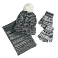 thumbnail image 1 of Sportoli Womens Girls kids 3-Piece Cable Knit Cold Weather Set Hat Scarf Glove - Hunter Green (Size Teens / 8-16 Yrs), 1 of 6