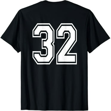 Jersey Number #70 Red Black Sports Birthday Lucky Number 70 T-Shirt ...