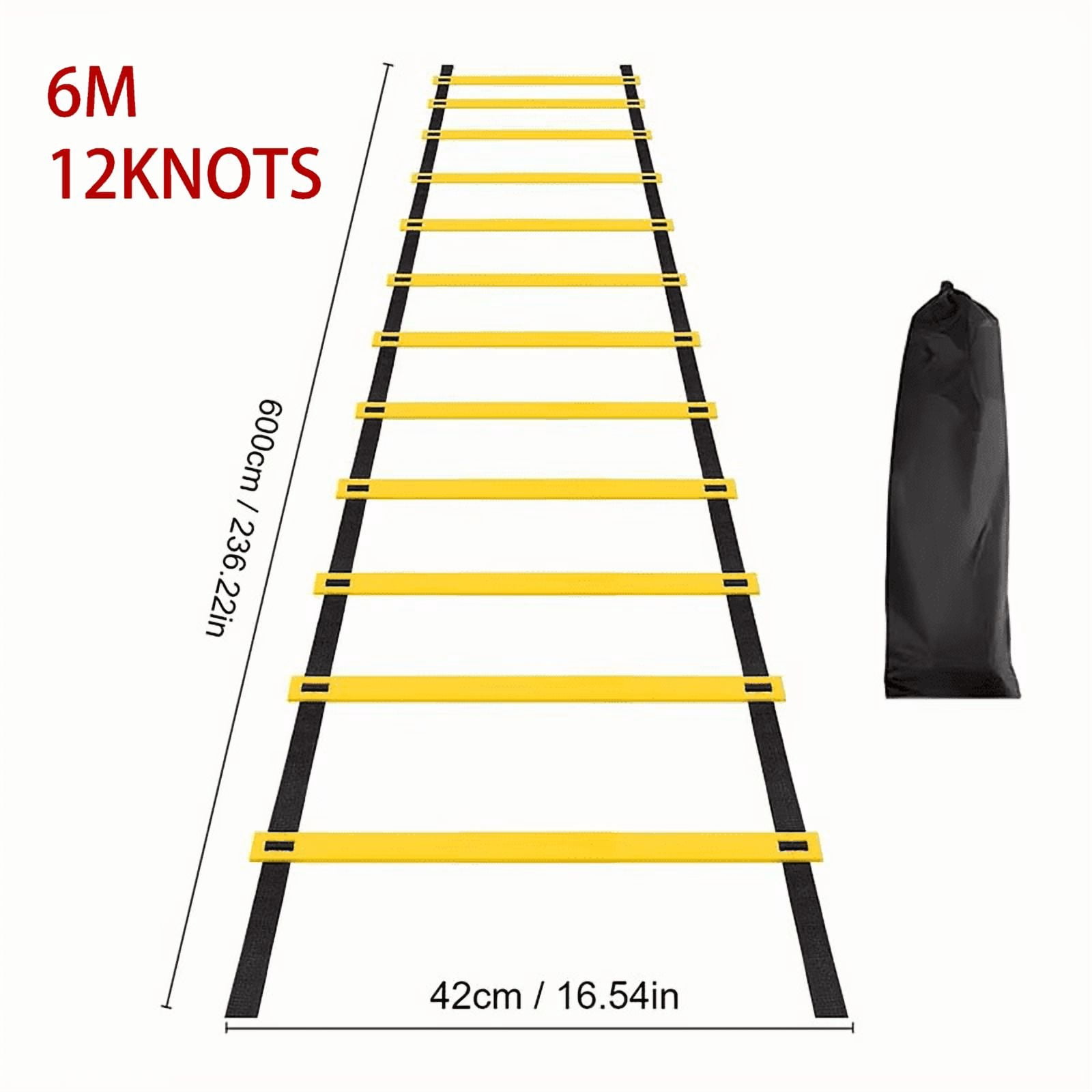 Sports Agility Ladder Football Adjustable Nylon Strap Jumping Ladder ...
