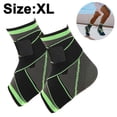 thumbnail image 1 of Sports Ankle Support, Adjustable Ankle Brace for Women and Men, Stabilize Ligaments, Eases Swelling and Sprained Ankle, Breathable Compression,GreenXL, 1 of 8