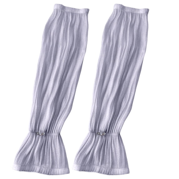 Sports Arm Cover Ladies Lace Fashion Cute Sun Breathable Stretchy Long Length Pearl Ribbon Silk