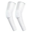thumbnail image 1 of Sports Arm Sleeves Elbow Padded Compression Sleeves Arm Protective Support Crash Proof Elbow Pads Compression Arm Sleeves With Elbow Pad for Basketball, Football, Volleyball, Baseball (Single One), 1 of 7