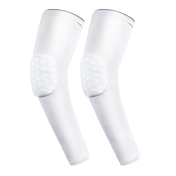 Sports Arm Sleeves Elbow Padded Compression Sleeves Arm Protective Support Crash Proof Elbow Pads Compression Arm Sleeves With Elbow Pad for Basketball, Football, Volleyball, Baseball (Single One)