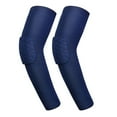 thumbnail image 1 of Sports Arm Sleeves Elbow Padded Compression Sleeves Arm Protective Support Crash Proof Elbow Pads Compression Arm Sleeves With Elbow Pad for Basketball, Football, Volleyball, Baseball (Single One), 1 of 7