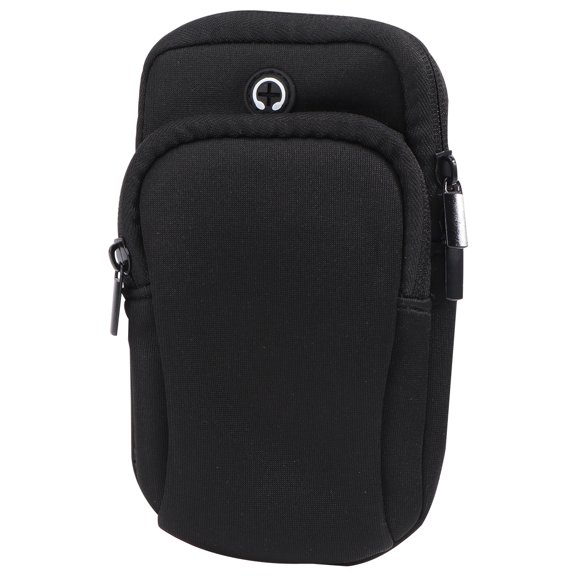 Sports Armband Exercise Workout Running Double Pockets Universal Smartphone Waterproof Arm Bag with Earphone Hole for X 8