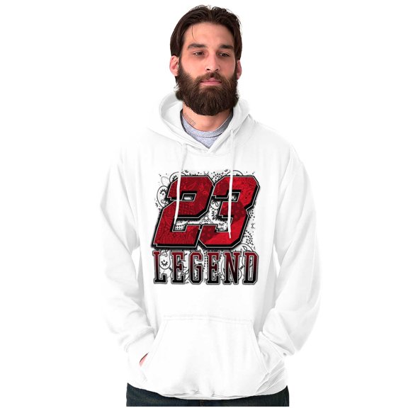 Sports Athlete 23 Legend Filagree Unisex Plus Fleece Graphic Hoodie Brisco Brands 5X