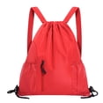 thumbnail image 1 of Sports Backpack, Large Capacity, Drawstring Gym Bag for Fitness Travel Outdoor Activities, Durable Polyester, Adjustable Straps, Unisex, Casual, Lightweight, 1 of 7