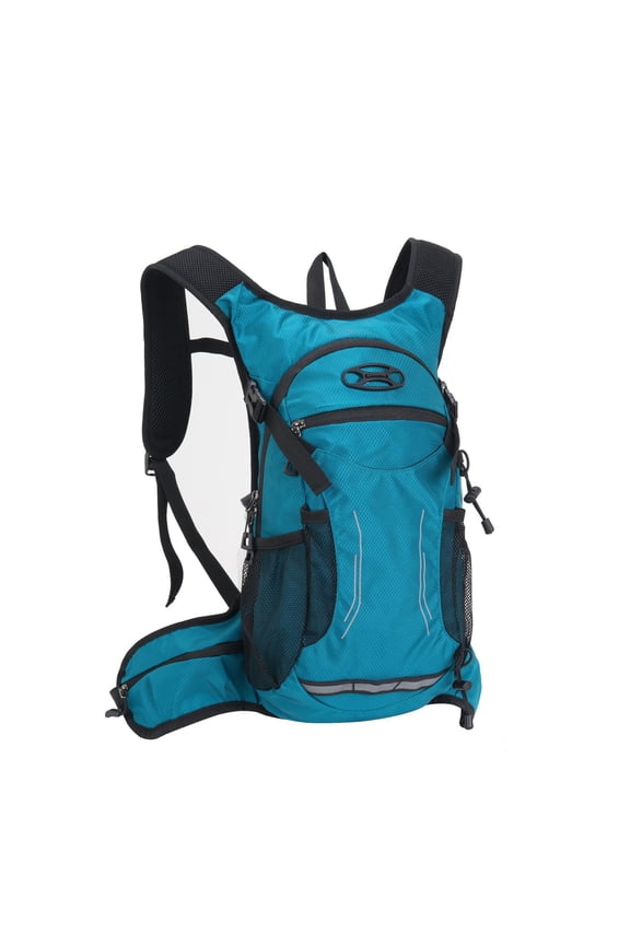 Sports Backpack Lightweight Hydration Backpack, Ventilated Outdoor Hiking Pack with Reflective Strips, Multiple Pockets, and Compartments for Riding, Camping, Running, Commuting