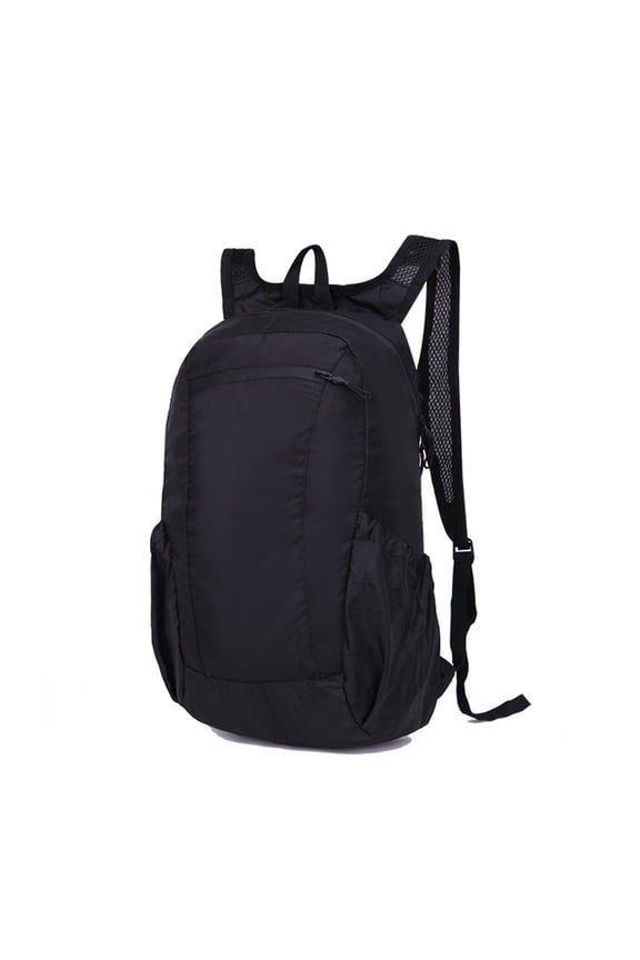 Sports Backpack for Running Cycling Hiking Skiing Snow Sports - Waterproof Lightweight Large Capacity Padded Shoulder Straps - Microfiber Polyester Nylon, Black