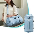 thumbnail image 1 of Sports Backpack with Shoe Compartment 17.72 Inches Dry Wet Separation Large Capacity Gym Bag Water Resistant Oxford Fabric for Swimming Travel Hiking Multi-Pocket Organization, 1 of 7