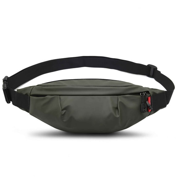 Sports Bag Allows Carrying in Waist, Chest, Back, the Packs with hidden pocket for Unisex Belts, Machine Washable, Polyester Material and Waterproof Surface for Better Protection, Green
