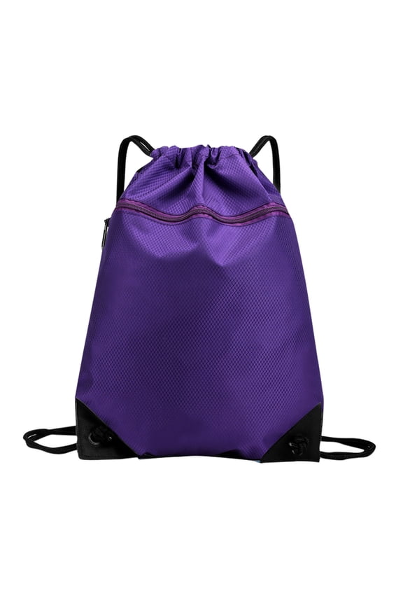 Sports Bag for Everyday Use with Front Zipper Pocket and Inner Compartments – Lightweight Backpack for Sports Gym Travel and Daily Activities, 44cm×34cm, Purple
