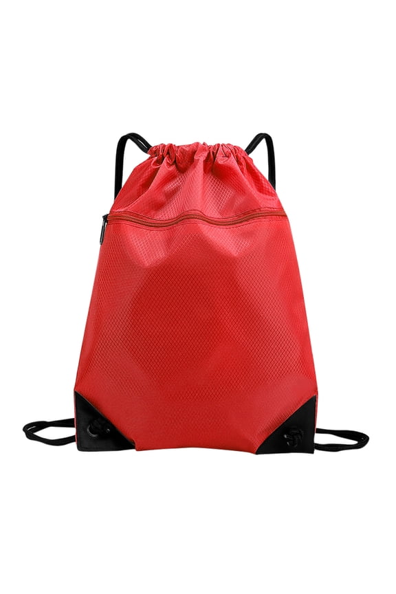 Sports Bag for Everyday Use with Front Zipper Pocket and Inner Compartments – Lightweight Backpack for Sports Gym Travel and Daily Activities, 44cm×34cm, Red