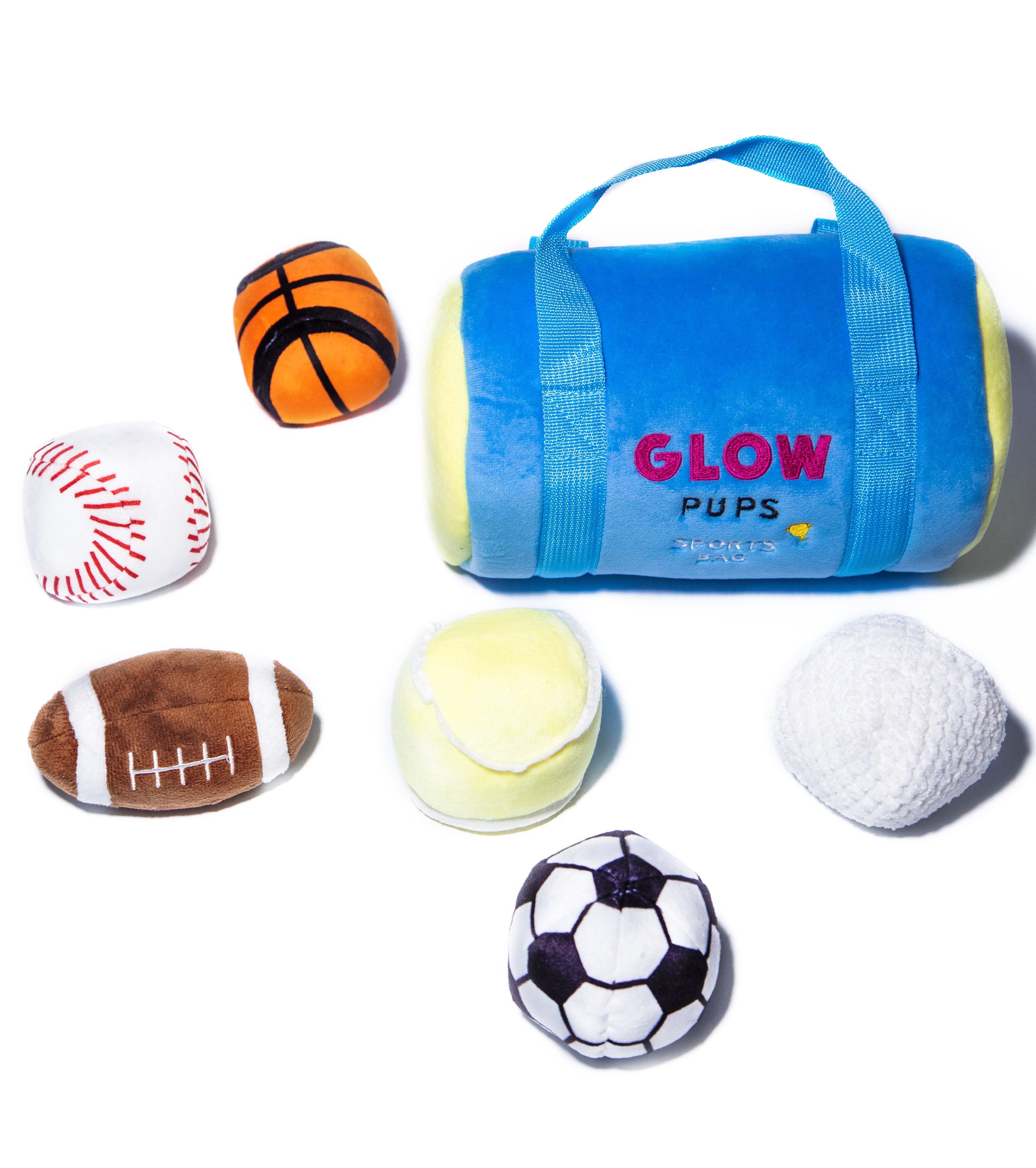 Glow Pups Dog Toys Sports Bag Hide and Seek