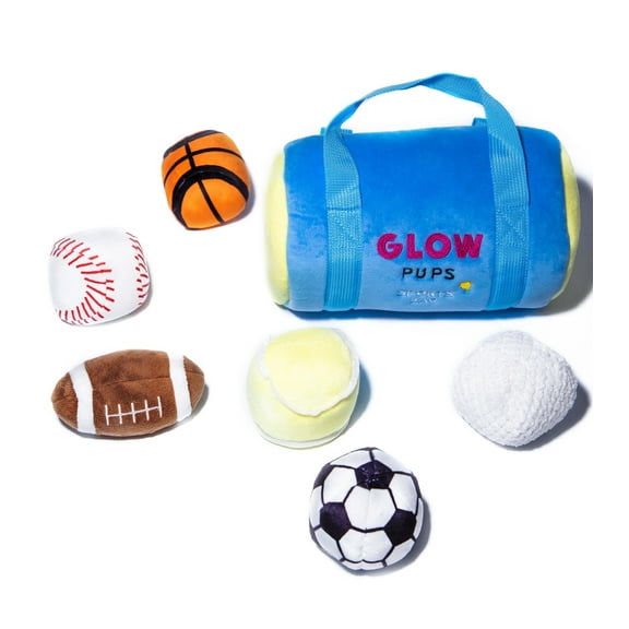 Glow Pups Dog Toys Sports Bag Hide and Seek