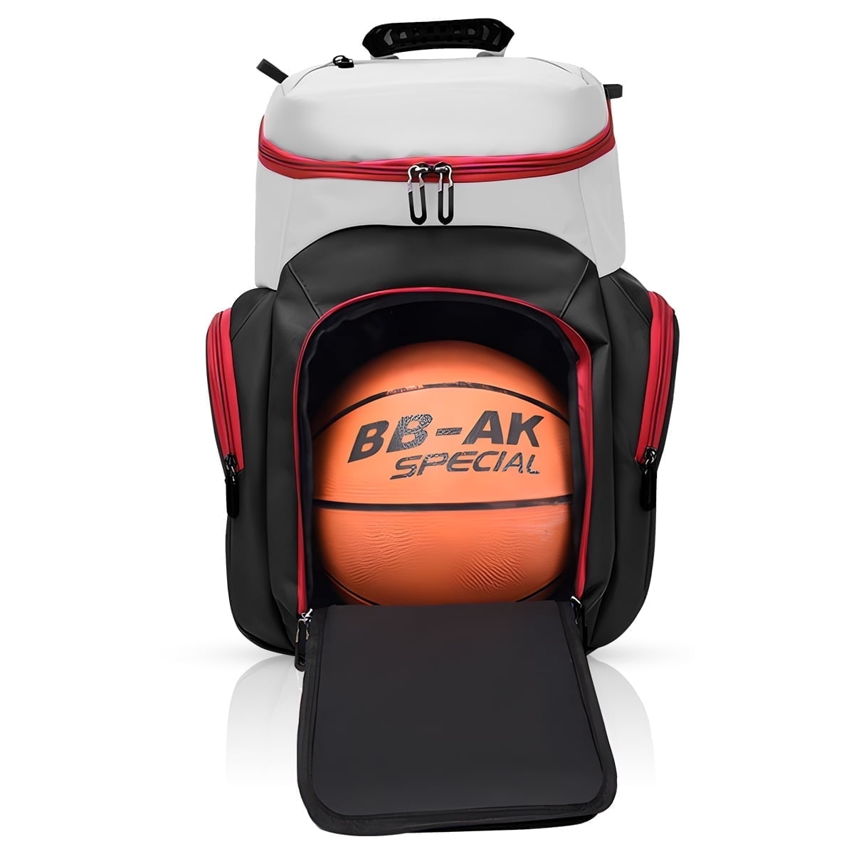 Sports Bag for Basketball, Soccer & More Basketball Backpack with Ball Holder & Shoes Compartment