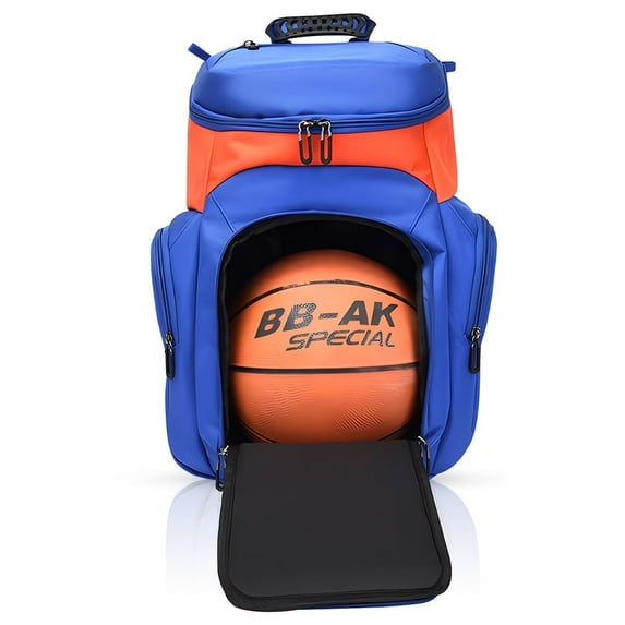 Sports Bag for Basketball, Soccer & More Basketball Backpack with Ball Holder & Shoes Compartment