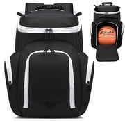 Sports Bag for Basketball, Soccer & More Basketball Backpack with Ball Holder & Shoes Compartment