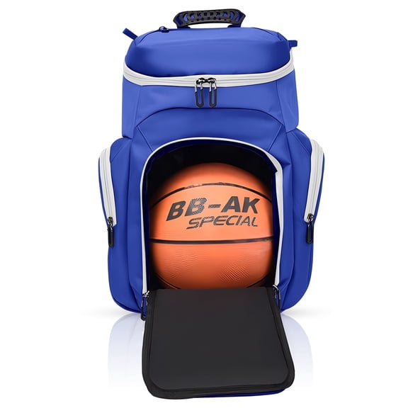 Sports Bag for Basketball, Soccer & More Basketball Backpack with Ball Holder & Shoes Compartment