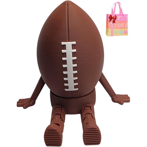 Sports Ball Figurine Collection, Mini Sports Ball Statues with Articulated Legs, Sitting Desktop Shelf Decor for Home Office
