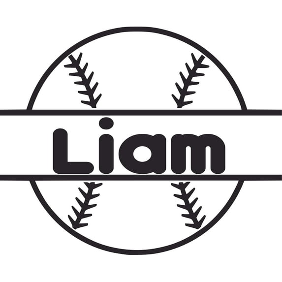 Sports Ball Player Athelete Athletic Customized Wall Decal - Custom Vinyl Wall Art - Personalized Name - Baby Girls Boys Kids Bedroom Wall Decal Room Decor Wall Stickers Decoration Size (30x30 inch)