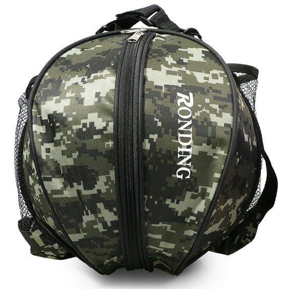 Sports Ball Round Bag Basketball Shoulder Bag Soccer Ball Football Volleyball Carrying Bag Travel Bag for Men and Women