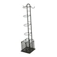 thumbnail image 1 of Sports Ball Storage Rack Stable Basketball Holder for Household Garage Rugby Black, 1 of 10
