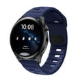 thumbnail image 1 of Sports Band Compatible for Samsung Galaxy Watch 4 40mm Women Men, Soft Silicone TPU Replacement Watch Strap for Samsung Galaxy Watch 4 40mm Adjustable Loop Band, Darkblue, 1 of 8