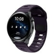 thumbnail image 1 of Sports Band Compatible for Samsung Galaxy Watch 5 Pro 45mm Women Men, Soft Silicone TPU Replacement Watch Strap for Samsung Galaxy Watch 5 Pro 45mm Adjustable Loop Band, Purple, 1 of 8
