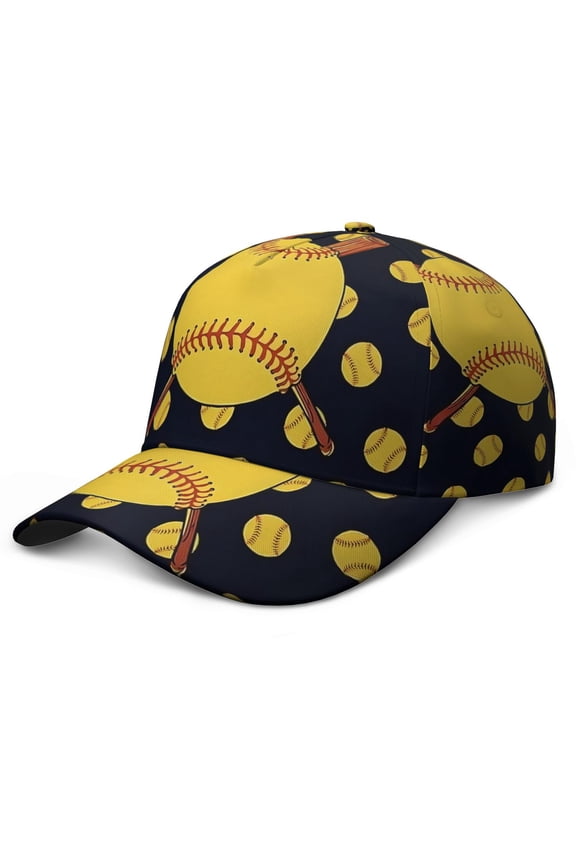 Sports Baseball Cap Adjustable Dad Hat – Team Player Training Ball Game Hat for Boys, Teens, Kids, Athlete Gifts