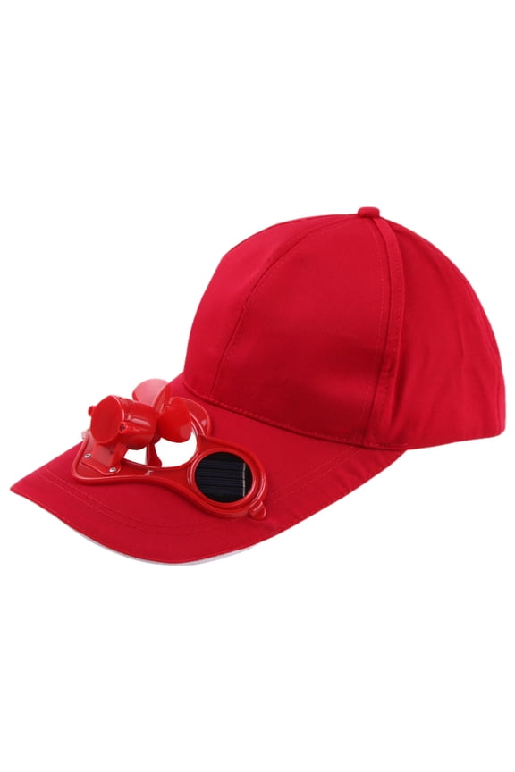 Solar Powered Fan Baseball Cap Unisex Summer Outdoor Sports Hat Sun Visor for Kids Adults Lightweight Breathable Design