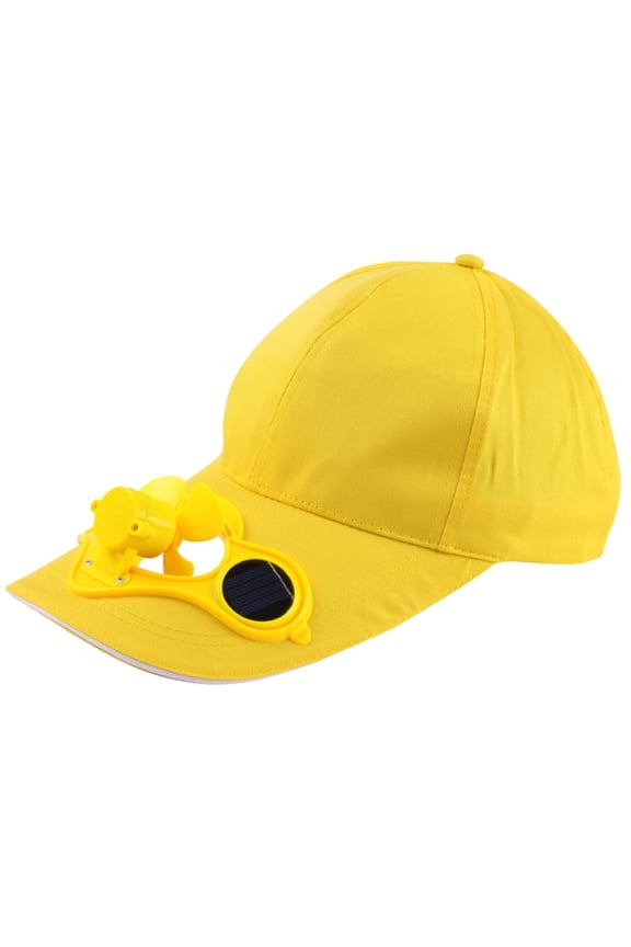 Sports Baseball Cap with Solar Powered Fan for Outdoor Use Unisex Sun Visor Hat with Solar Fan Snapback Adjustable Lightweight Aluminum Alloy Construction for All Ages
