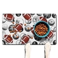 thumbnail image 1 of Sports Baseball Football Soccer Basketball Print Kids Gifts Pet Feeding Mat Absorbent Non-Slip Durable, 1 of 7