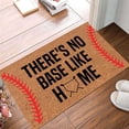 thumbnail image 1 of Carpet Polyester Carpet Baseball,Rugby,English Fun Floor Mat D, 1 of 7