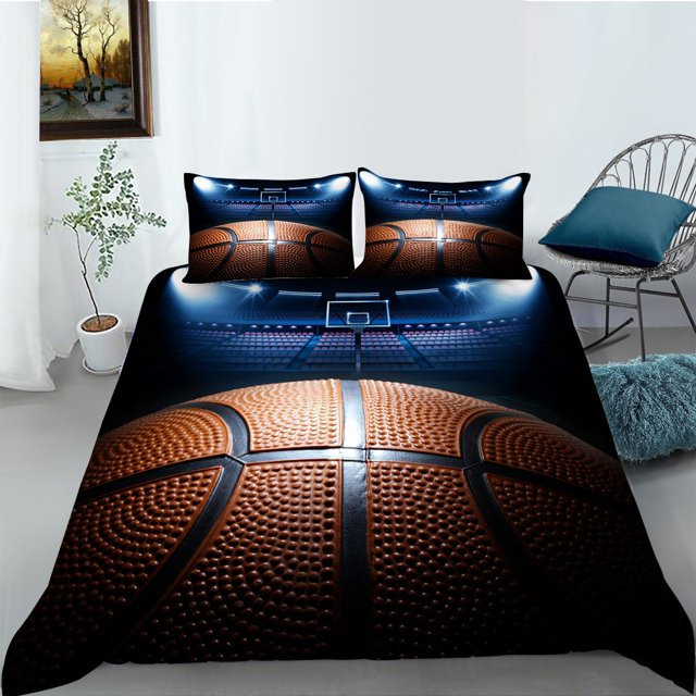 Sports Basketball Comforter Set for Boys Kids Teens ，Sport Theme