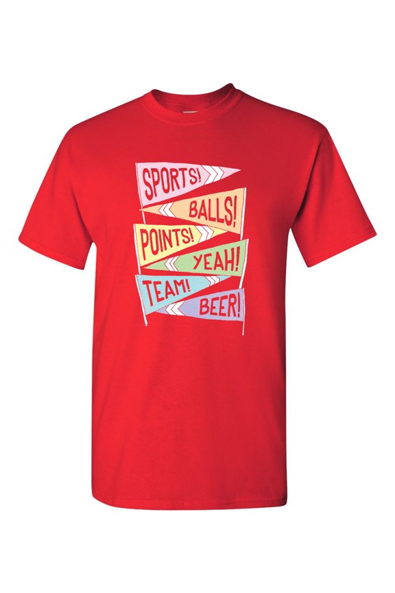 Sports BeanePod Artworks Art Funny DT Adult T-Shirt Tee