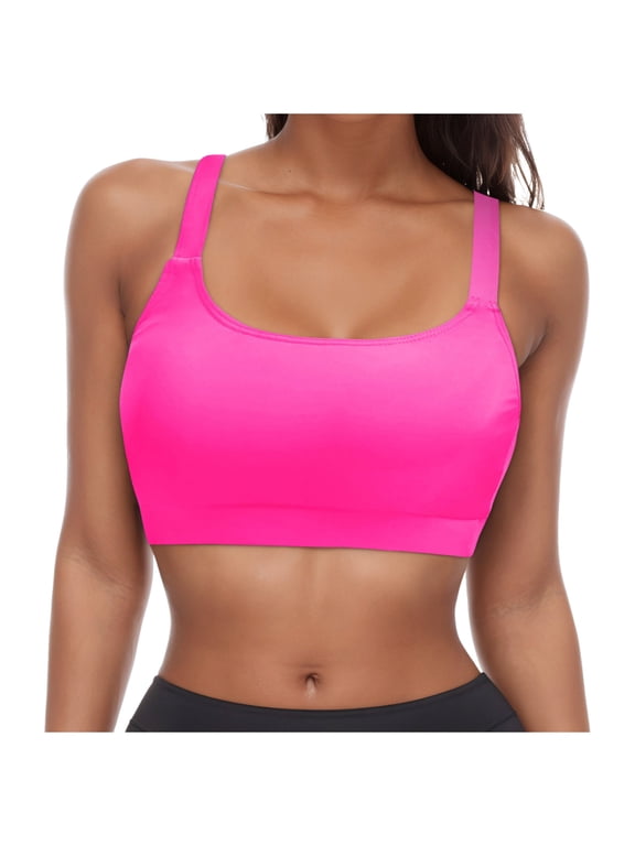 Sports Bikini Tops for Women Swim Bra Wirefree Workout Swimsuit Top Comfortable Support for Swimming, Beach, Active Wear
