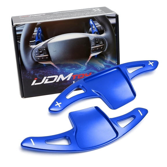 Sports Blue Performance Style Aluminum Large Paddle Extensions For Ford 2013-2019 Explorer
