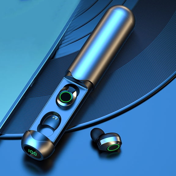 Sports Bluetooth Headset,Ear-Mounted Bluetooth Headphones,Long Battery Bluetooth Headset,Digital Display Headset,Lightweight Sports Headset,Automatic Pairing Headset,LED Display Bluetooth Headset