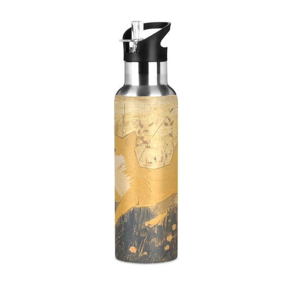 Sports BottleSmile Woodchuck10.8"2.8"The Inside of The Kettle Is Made of Food Grade 304 Stainless Steel
