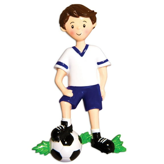 Sports Boy SOCCER Player Personalized Christmas Ornament DO-IT-YOURSELF