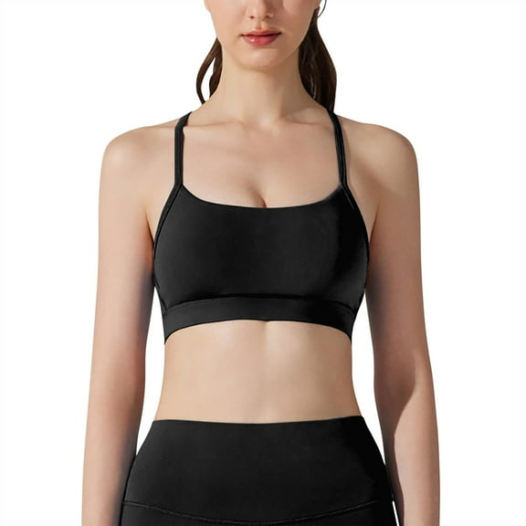Sports Bra Female High Strength Breathable Comfort Fitness Sling Yoga Bra, Nylon/Spandex, Multiple Sizes
