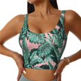 thumbnail image 1 of Sports Bra For Women, Summer Green Tree Sports Bras For Women High Support, Workout Tank Tops Woman With Removable Cups, 1 of 8