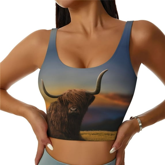 Sports Bra For Women, Yak (8) Sports Bras For Women High Support, Workout Tank Tops Woman With Removable Cups